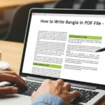 How to Write Bangla in PDF File — পিডিএফ ফাইলে বাংলা লেখার সহজ উপায়